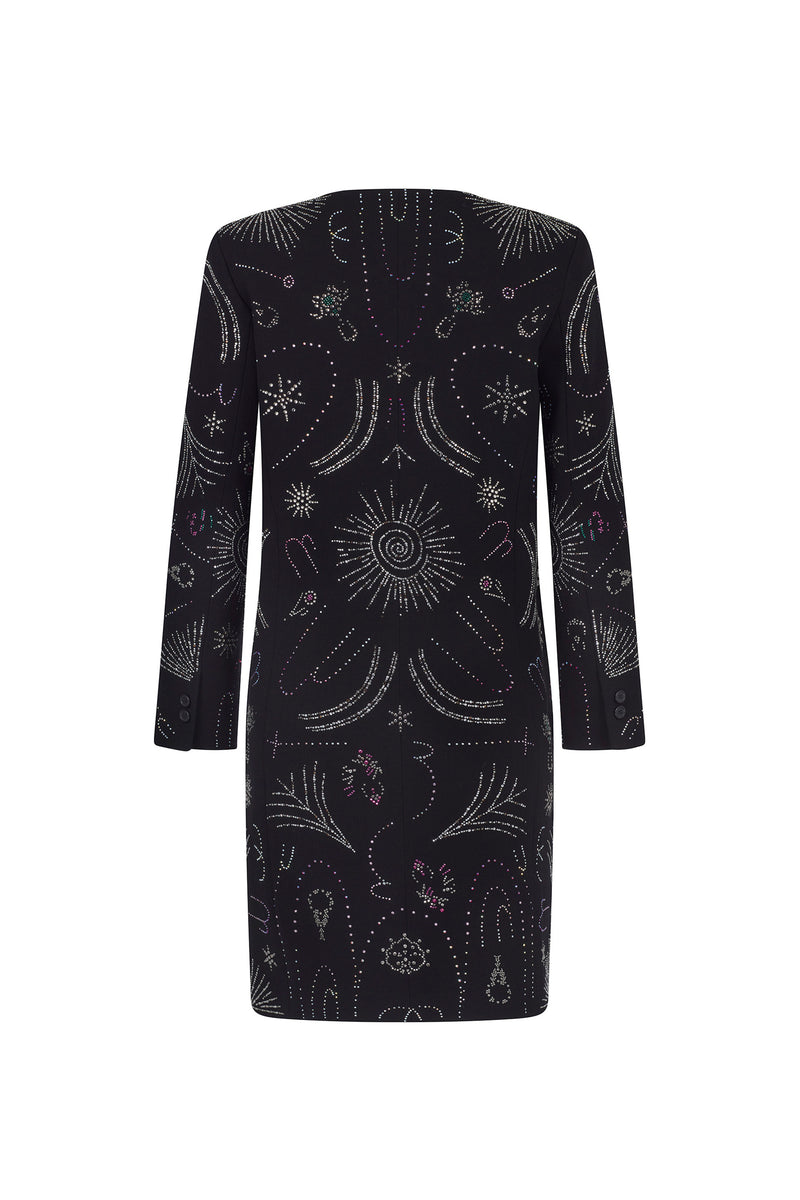 'SUNBURST' DEEP V-NECK COAT - - Libertine