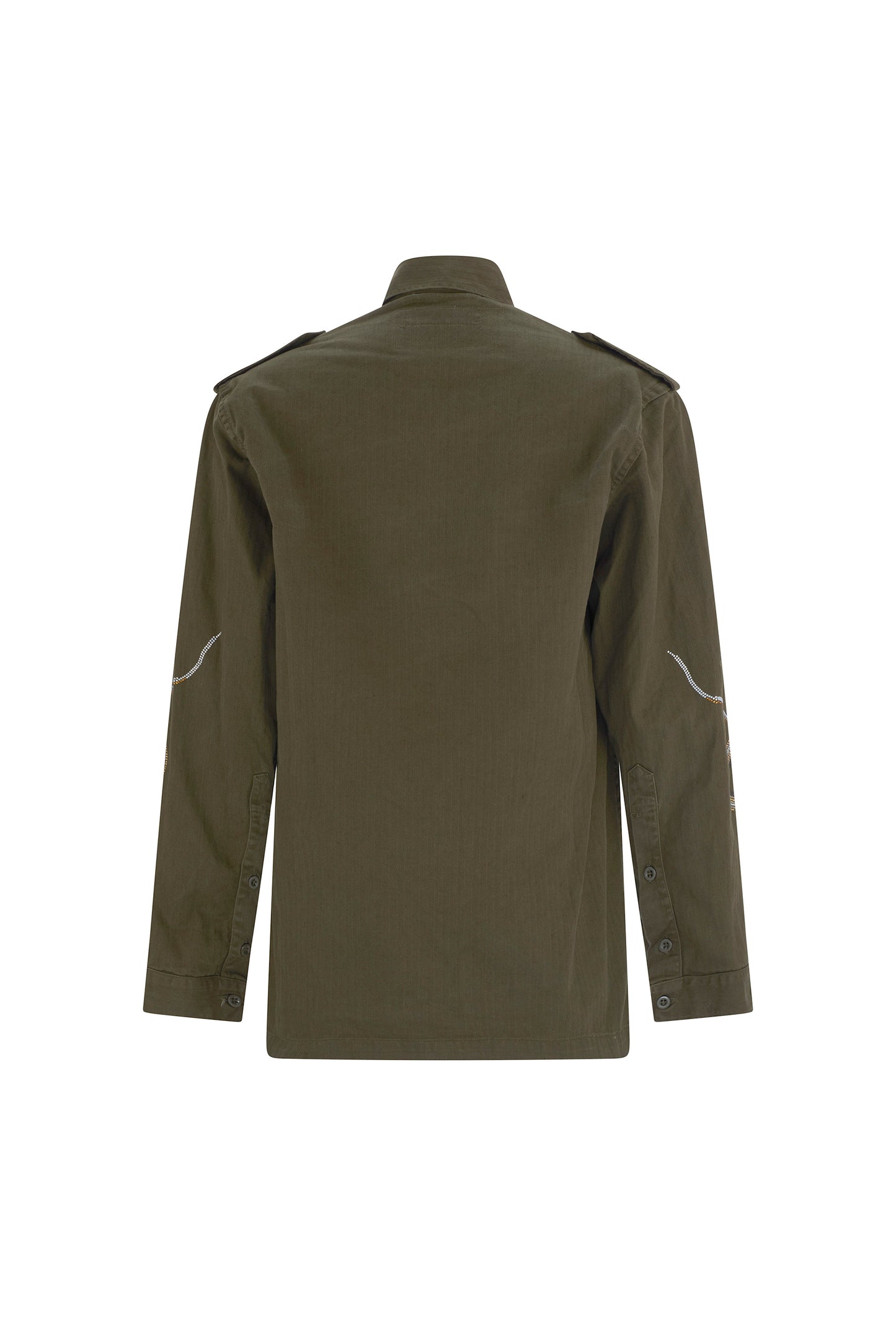 'REPTILIAN' VINTAGE FRENCH MILITARY JACKET - - Libertine