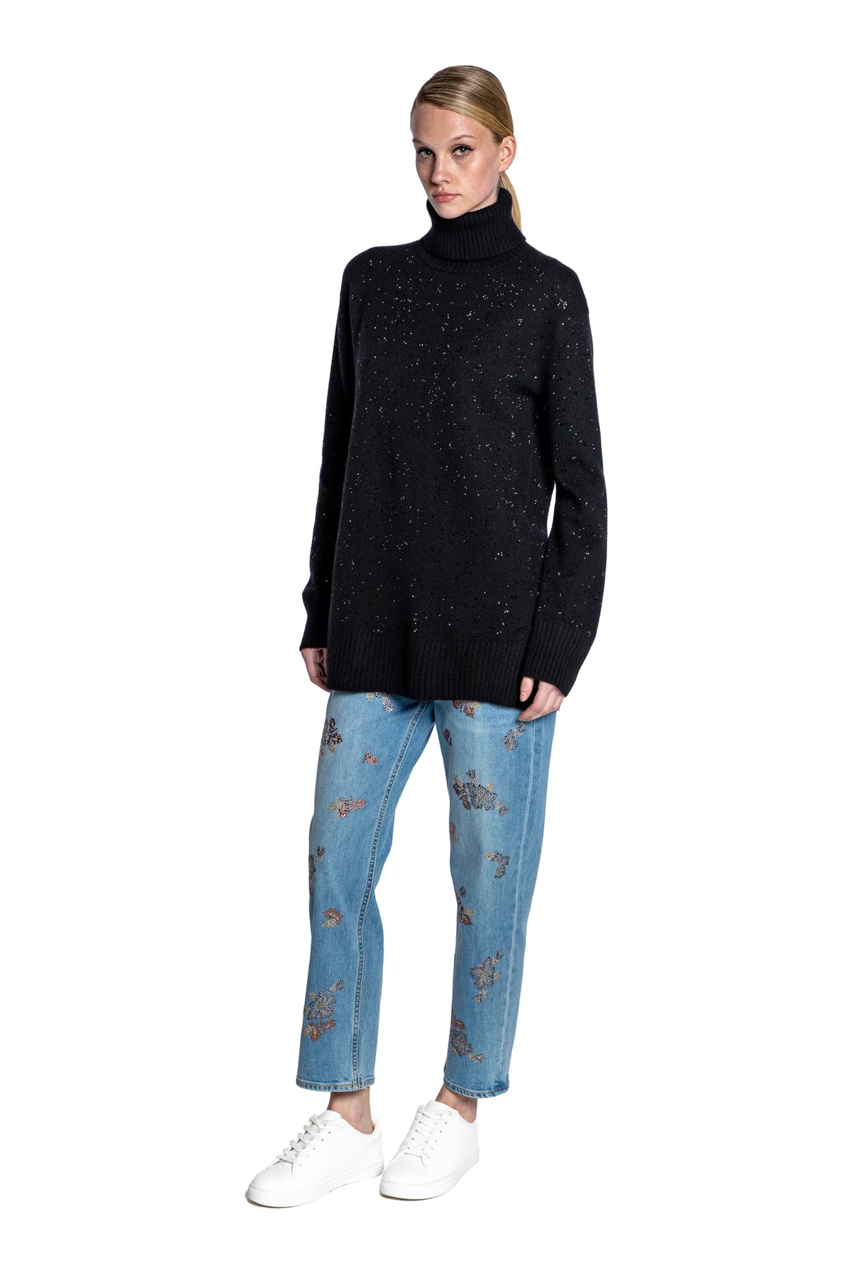 'HEAVY STARDUST' OVERSIZED TURTLENECK - - Libertine