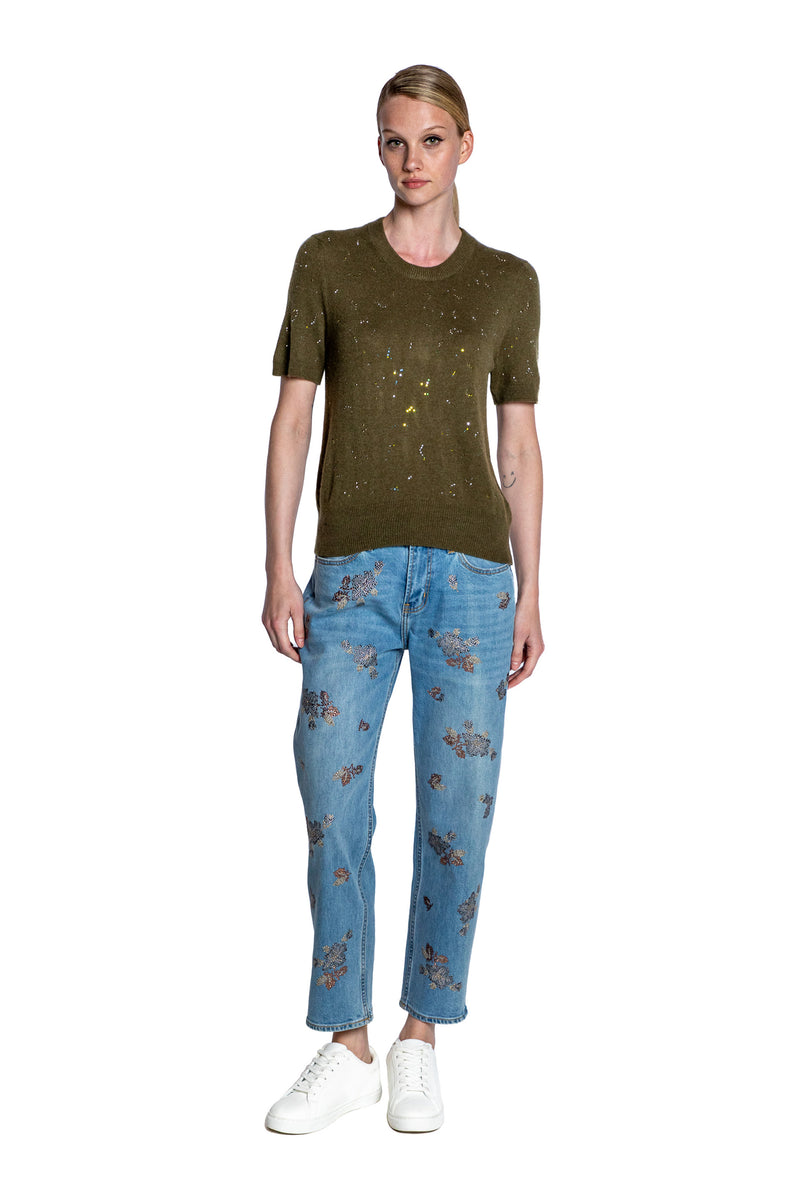 'FIREFLY' SHORT SLEEVE PULLOVER - - Libertine