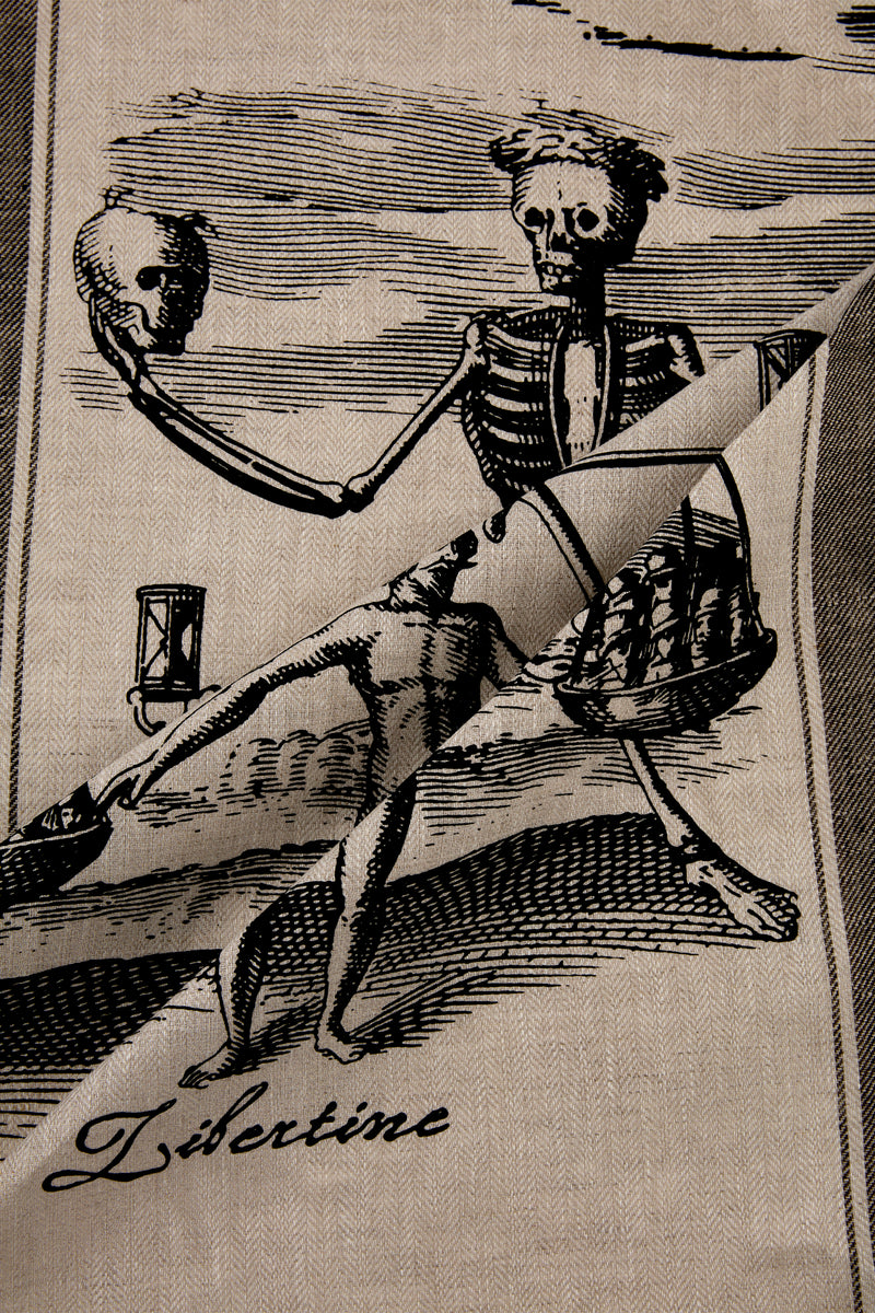 SCALES MEMENTO MORI DISH TOWEL - Home - Libertine
