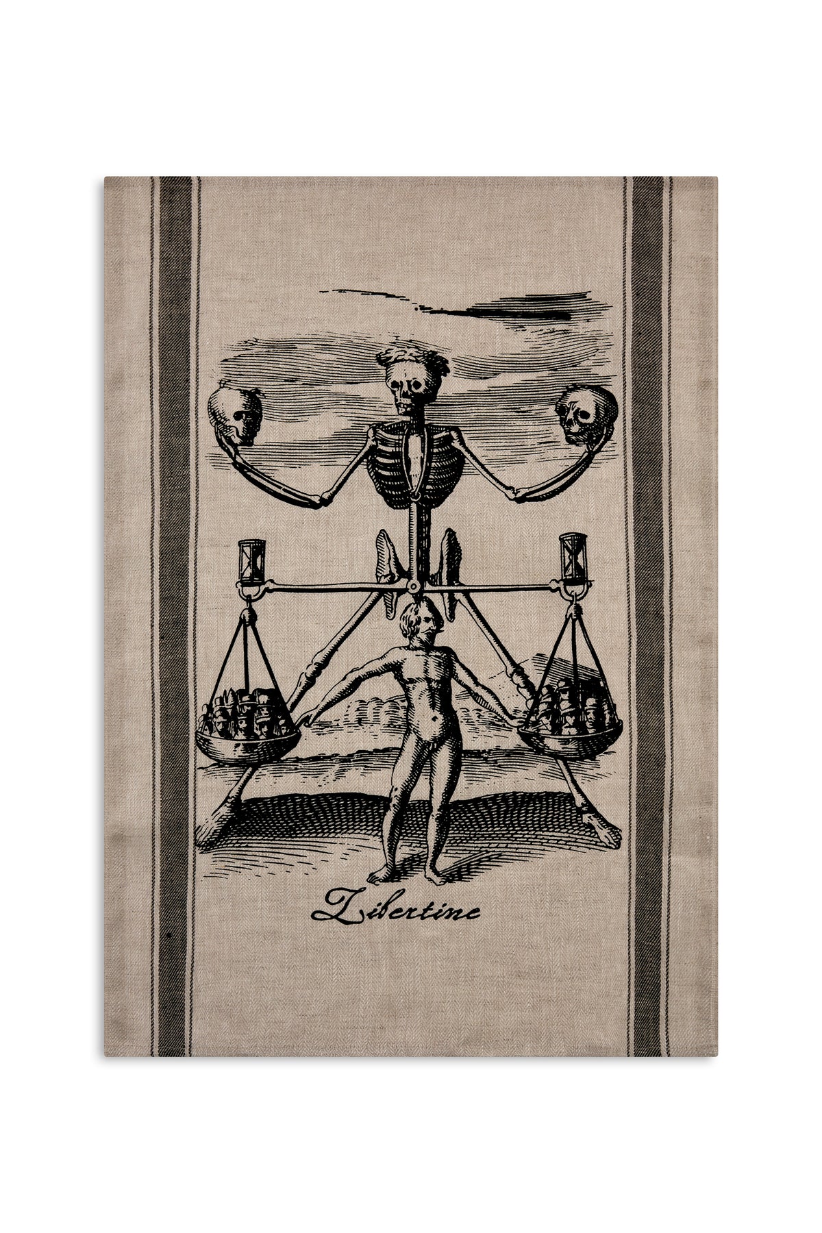 SCALES MEMENTO MORI DISH TOWEL - Home - Libertine