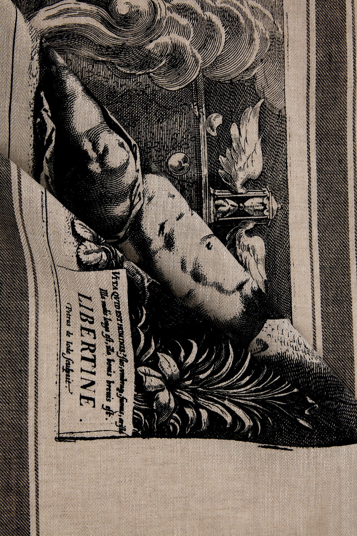 CUPID MEMENTO MORI DISH TOWEL - Home - Libertine
