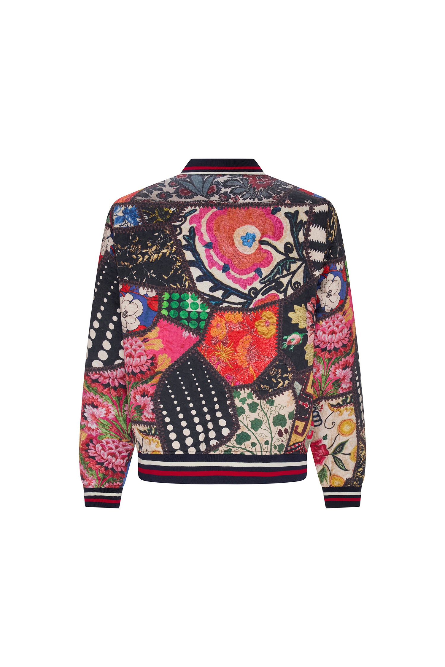 'HOTCH POTCH CRAZY QUILT' BOMBER JACKET - JACKETS - Libertine