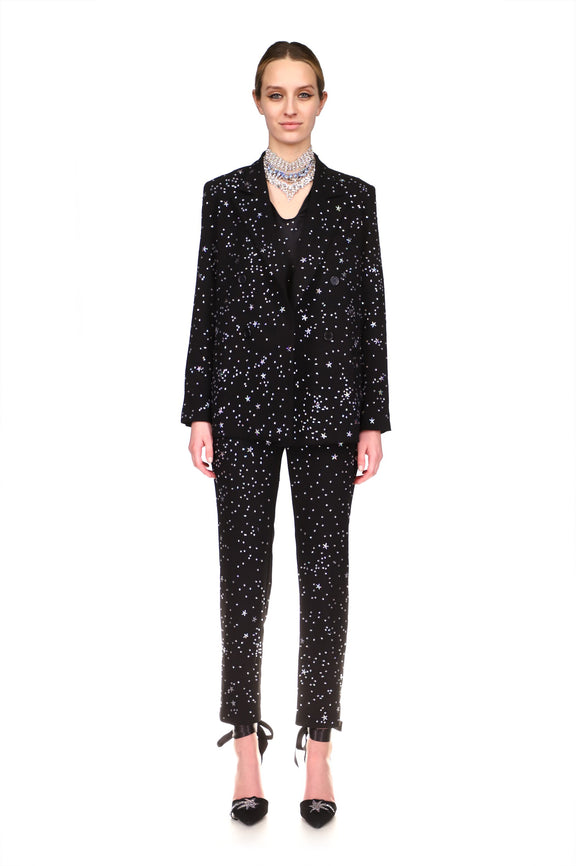 CRYSTAL 'LONGFELLOW'S LIGHT OF STARS' DOUBLE BREASTED JACKET - BLAZERS - Libertine