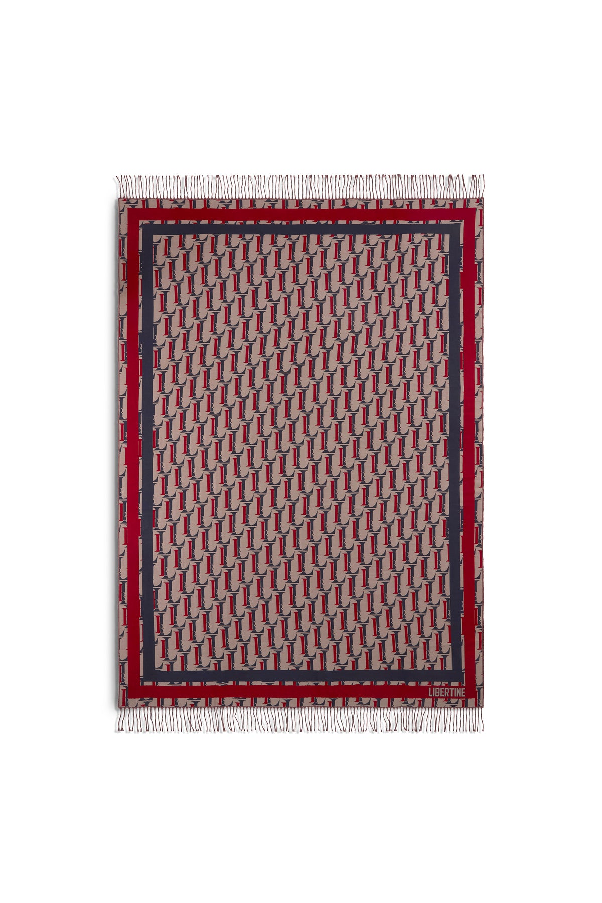 MONOGRAM BLANKET SHAWL - SOFT HOME FURNISHING - Libertine