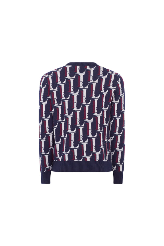 'Monogram' Pullover - SWEATERS - Libertine