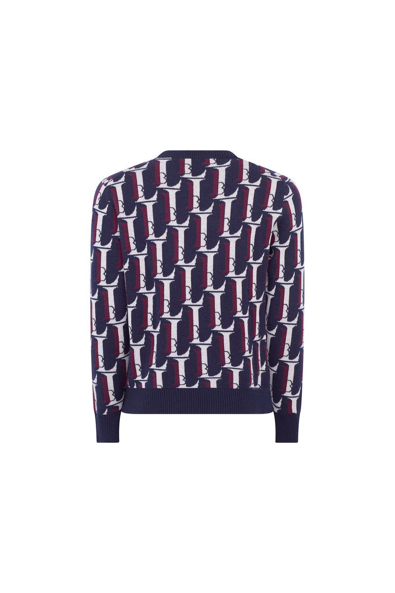 'Monogram' Pullover - SWEATERS - Libertine