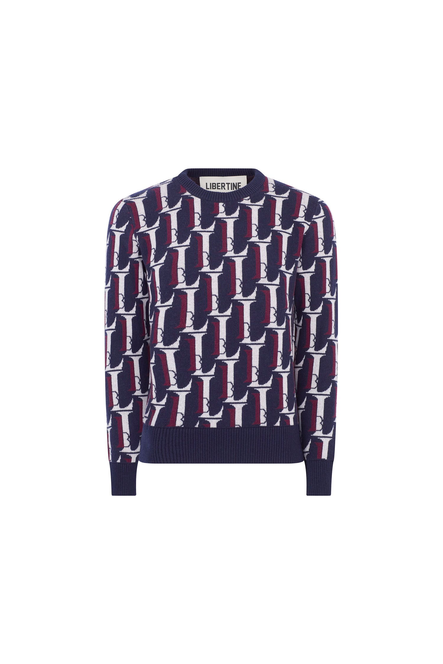 'Monogram' Pullover - SWEATERS - Libertine