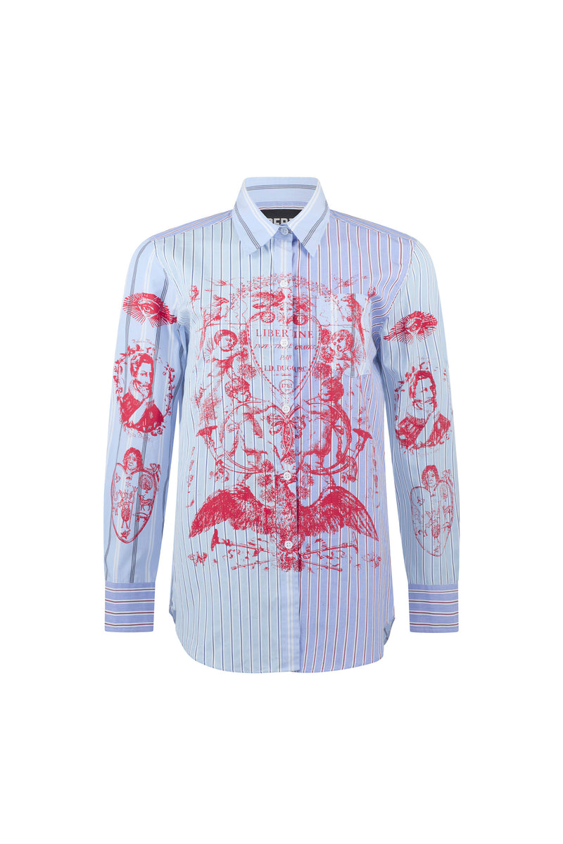 'FACE' NEW CLASSIC SHIRT WITH POCKET - SHIRTS - Libertine