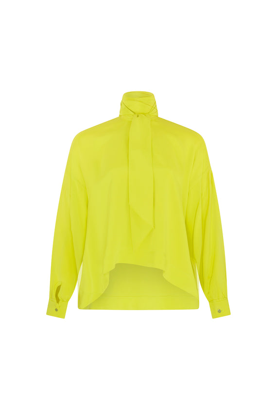 'Poison' Tie Blouse - TOPS - Libertine - Main image