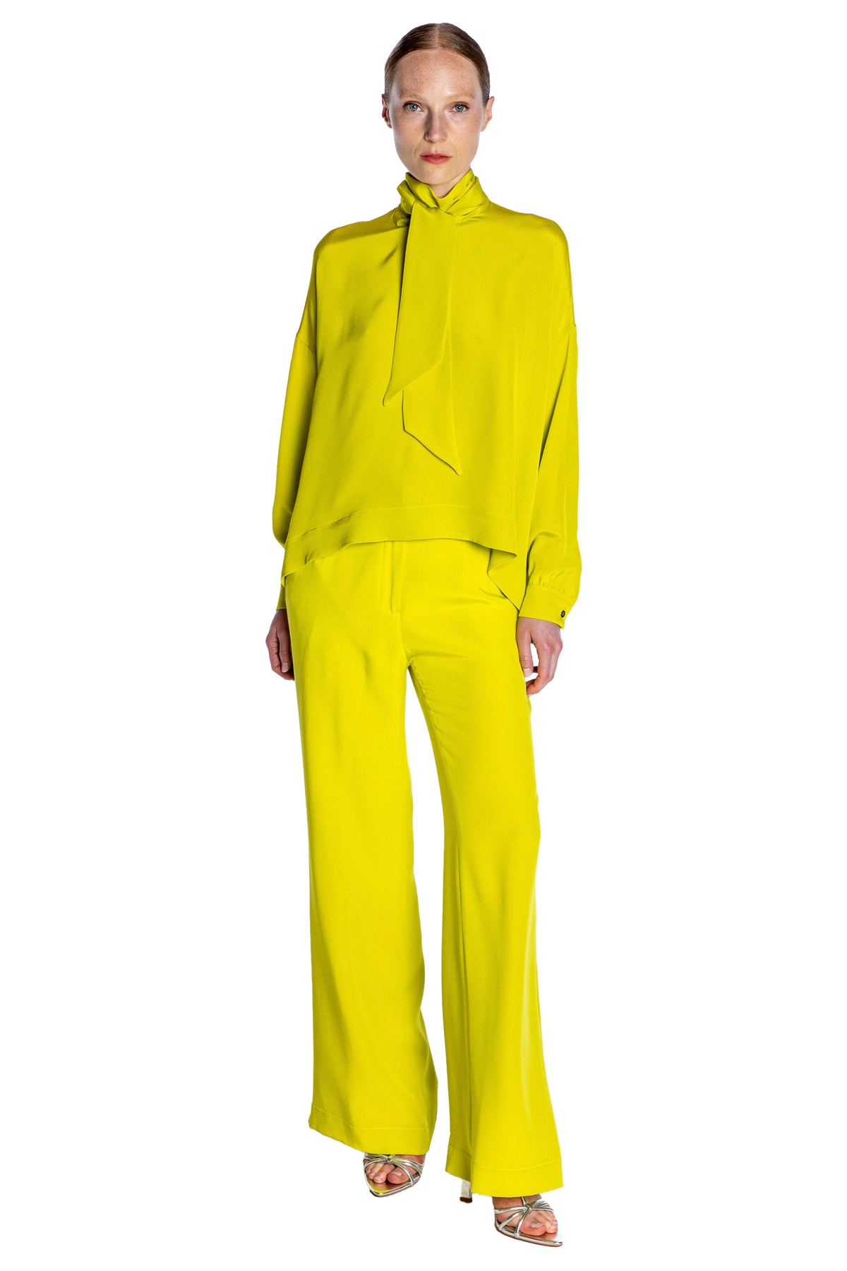 'Poison' Tie Blouse - TOPS - Libertine