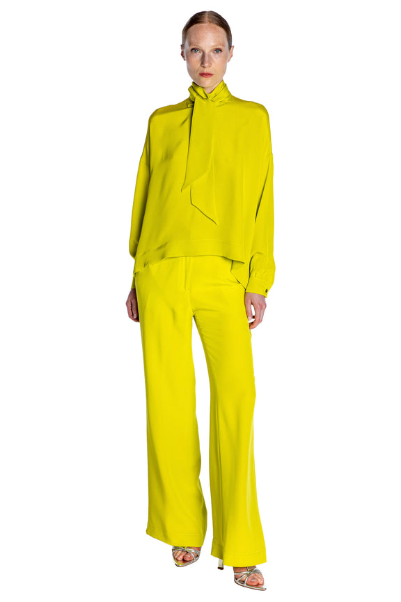 'Poison' Tie Blouse - TOPS - Libertine
