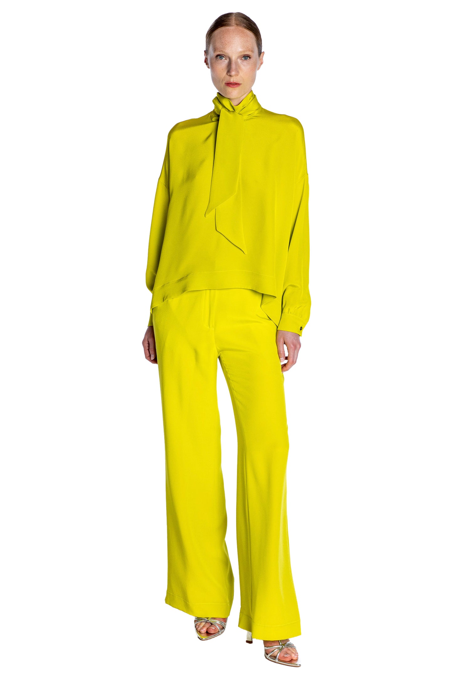 'Poison' Tie Blouse - TOPS - Libertine