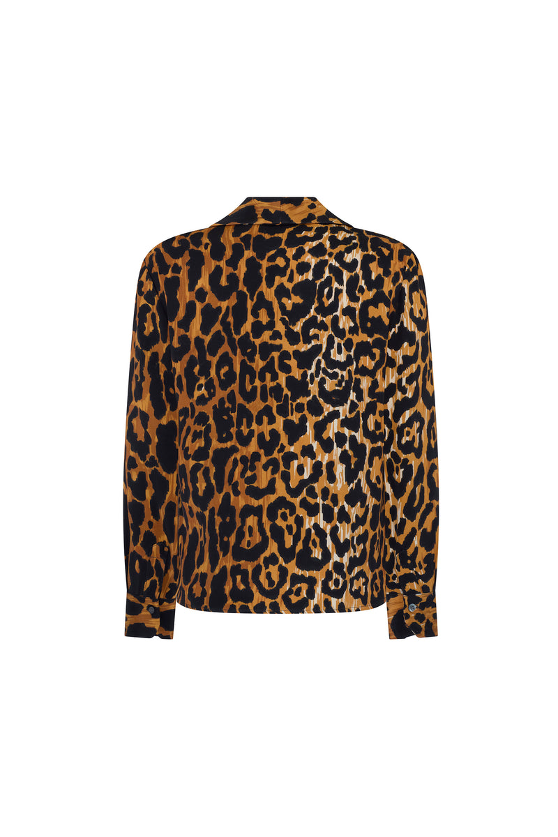 'LEOPARDO' PAJAMA BLOUSE - TOPS - Libertine