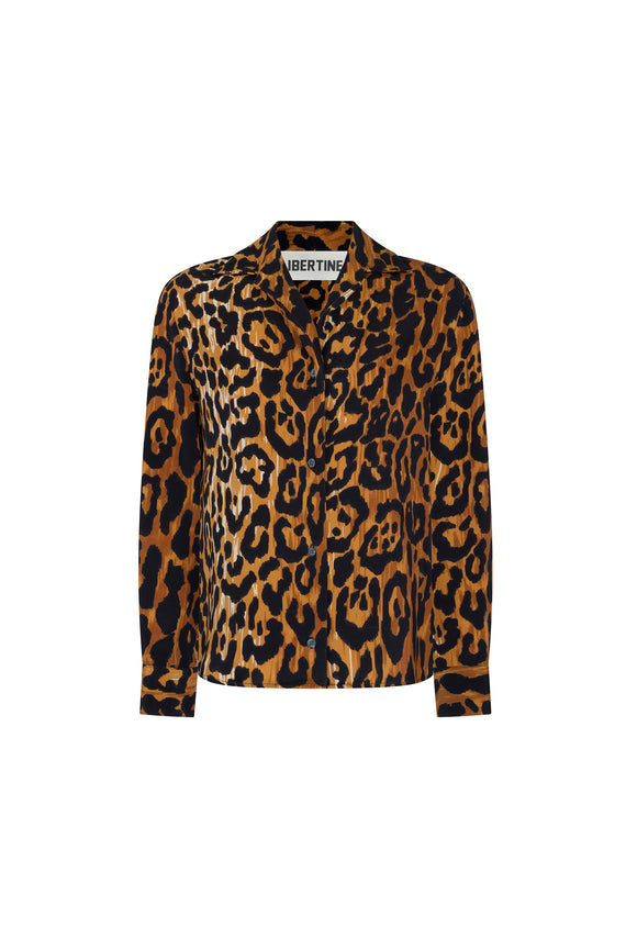 'LEOPARDO' PAJAMA BLOUSE - TOPS - Libertine - Main image