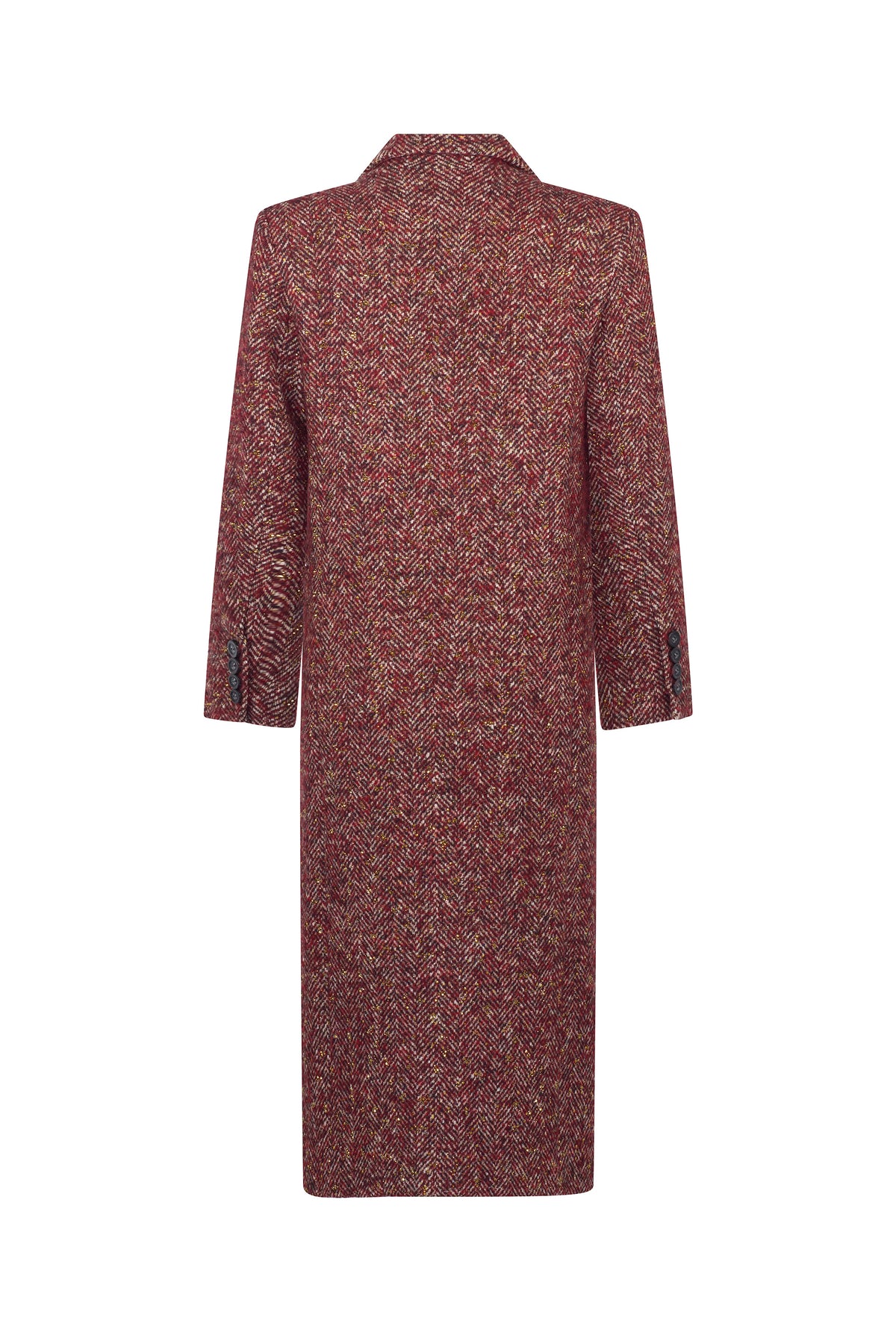 'Heavy Stardust' Midi Double Breasted Coat - BLAZERS - Libertine