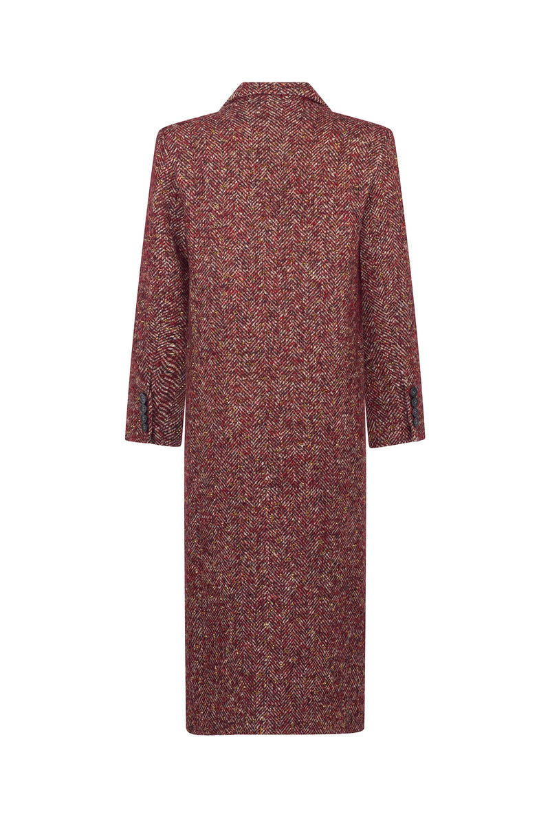 'Heavy Stardust' Midi Double Breasted Coat - BLAZERS - Libertine