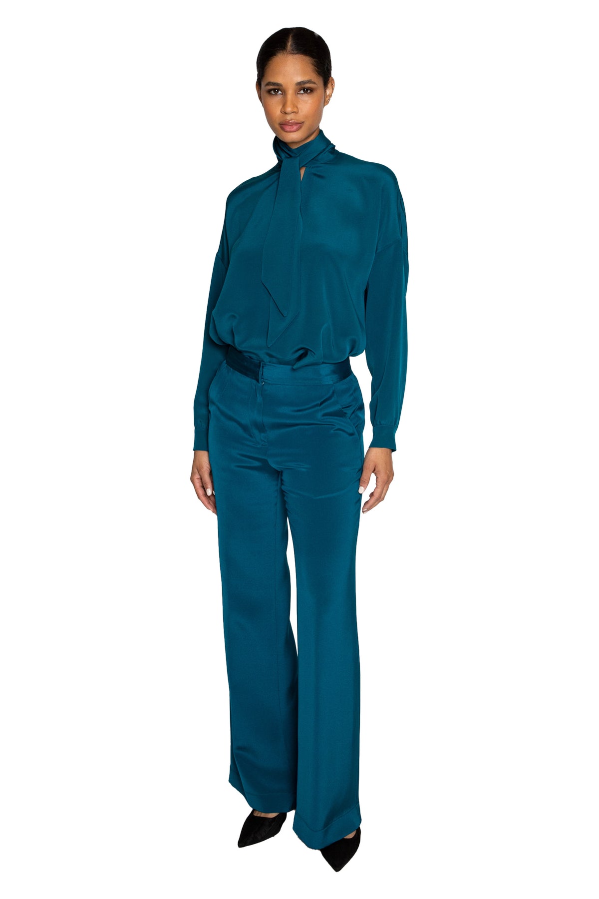 'PEACOCK' WIDE LEG PANTS - PANTS - Libertine