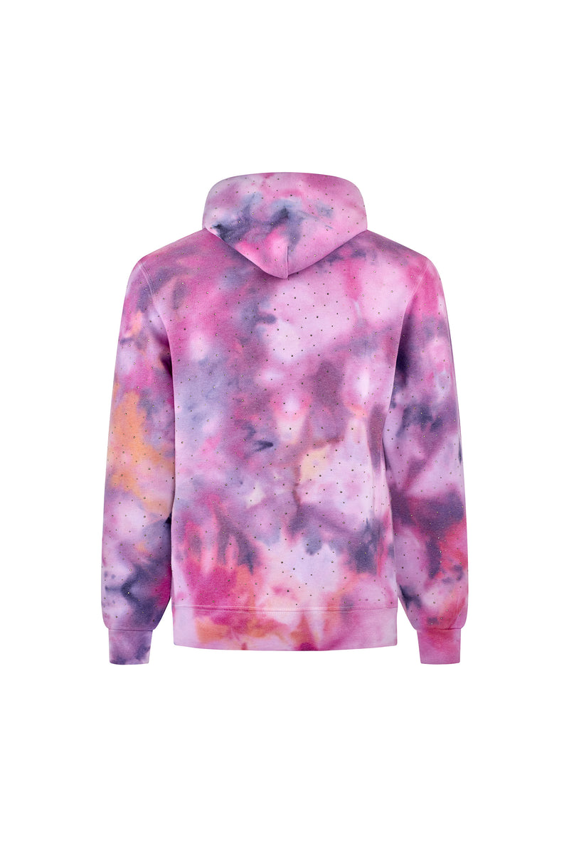 'OOPS I DID IT AGAIN' STAR DUST TIE DYE SLIM HOODIE - SWEATSHIRTS - Libertine
