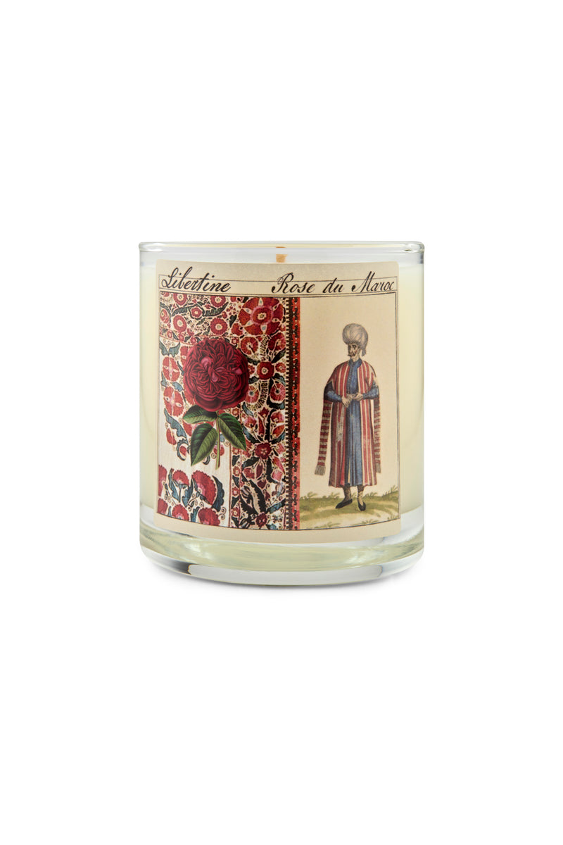 ROSE DU MAROC CANDLE - - Libertine