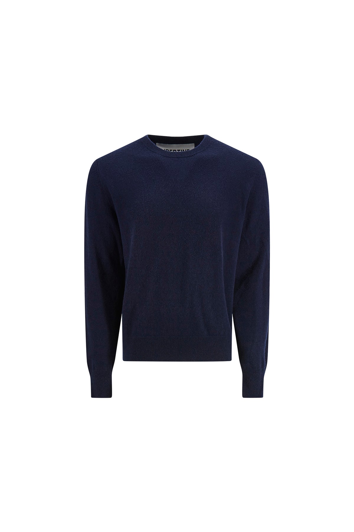 'LIBERTINE LUXE CASHMERE' NAVY PULLOVER - - Libertine