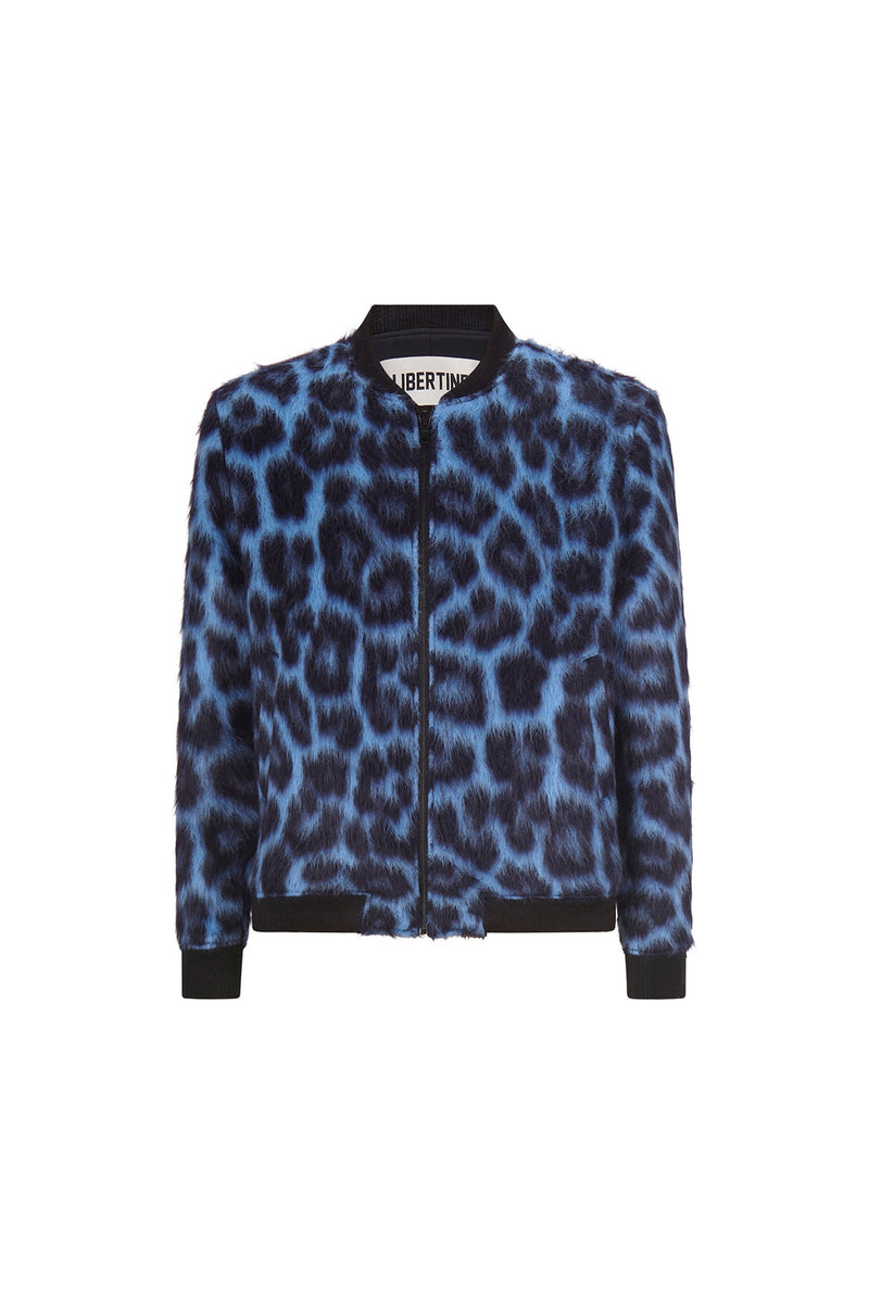'LONDON LEOPARDO' MEN'S BOMBER JACKET - - Libertine
