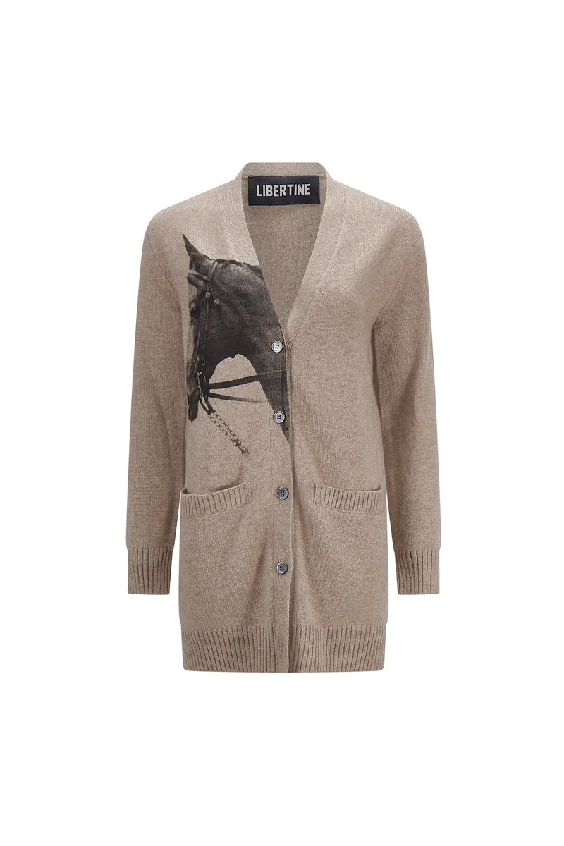'THOROUGHBRED' OVERSIZED CARDIGAN - - Libertine