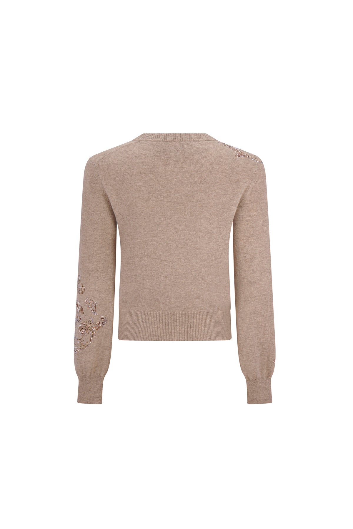 'SCOTTISH PAISLEY' SHRUNKEN PULLOVER SWEATER - - Libertine