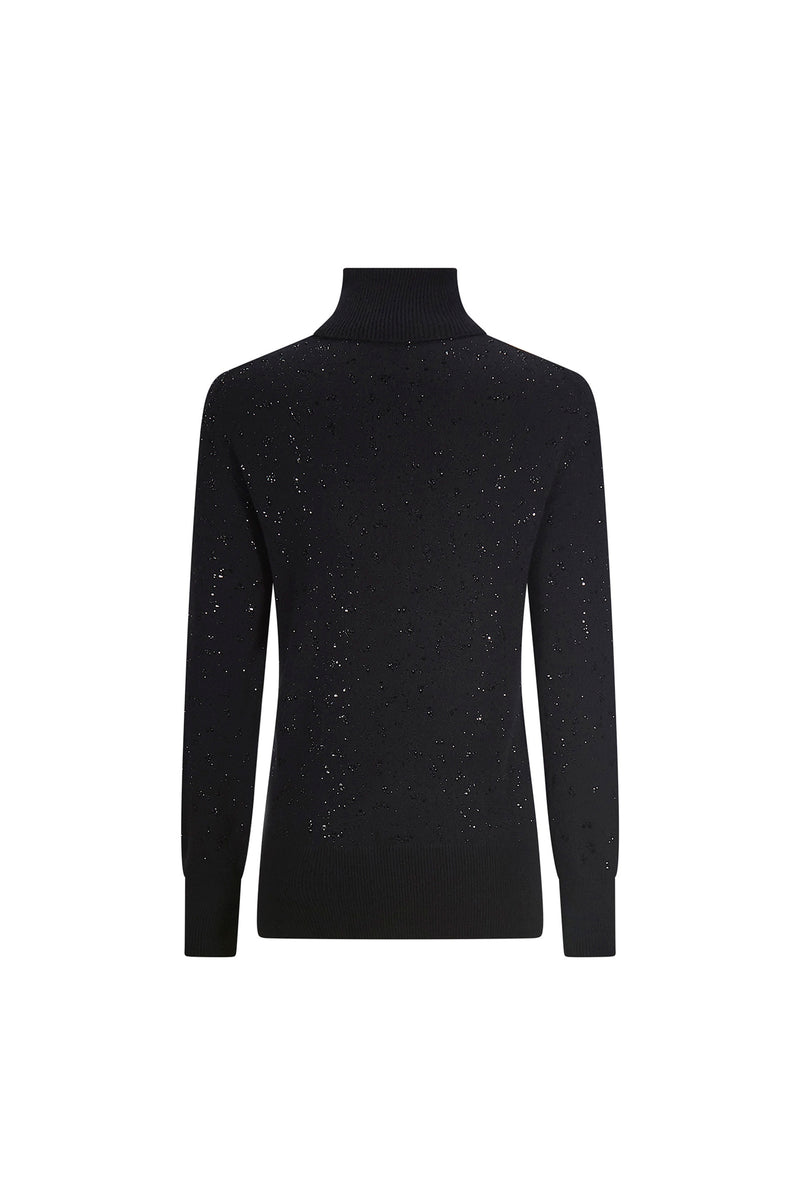 'HEAVY STARDUST' CASHMERE TURTLENECK SWEATER - - Libertine