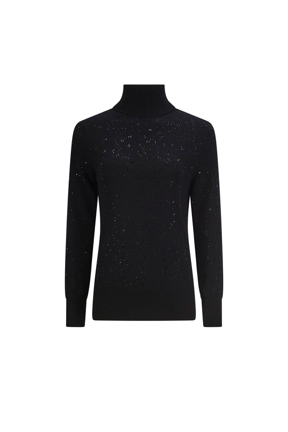 'HEAVY STARDUST' CASHMERE TURTLENECK SWEATER -  - Libertine