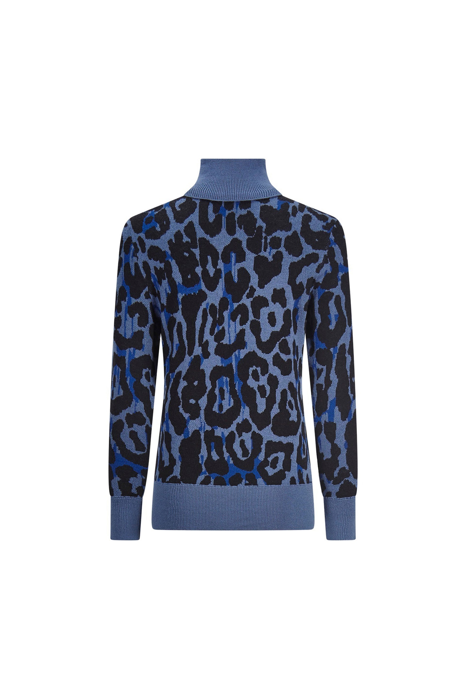 'LONDON LEOPARDO' SLIM TURTLENECK -  - Libertine