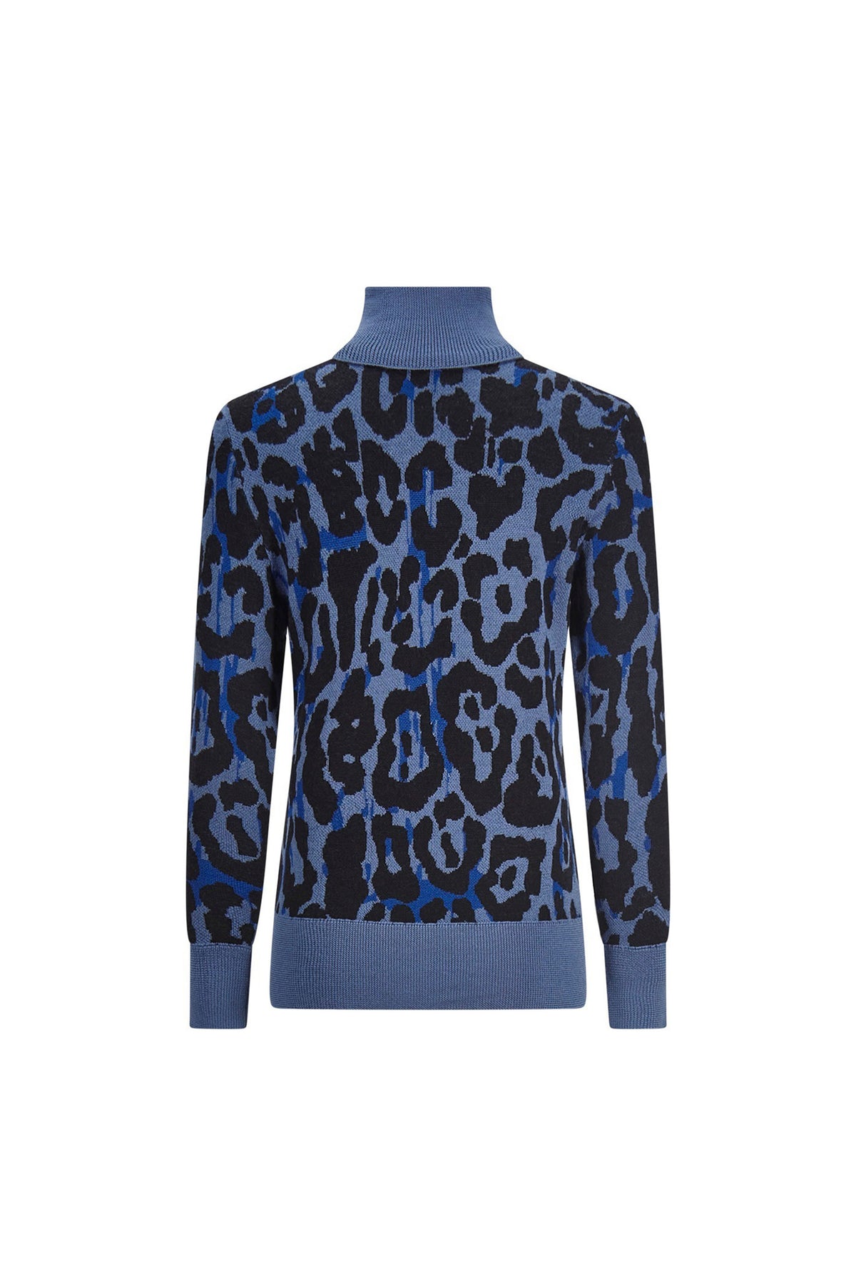 'LONDON LEOPARDO' SLIM TURTLENECK - - Libertine