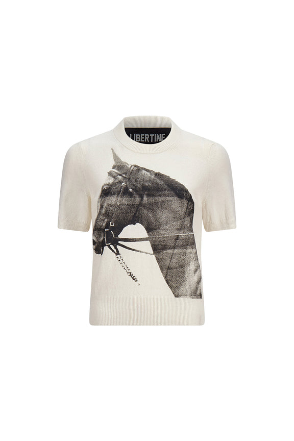 'THOROUGHBRED' SHORT SLEEVE PULLOVER -  - Libertine