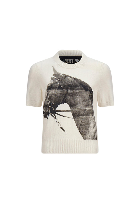 'THOROUGHBRED' SHORT SLEEVE PULLOVER - - Libertine - Main image