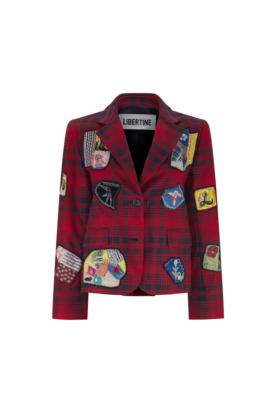 'LICKETY SPLIT' L/S SHORT BLAZER - - Libertine - Main image