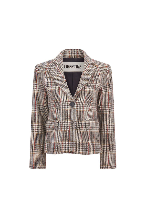 'THOROUGHBRED' L/S SHORT BLAZER - - Libertine - Main image