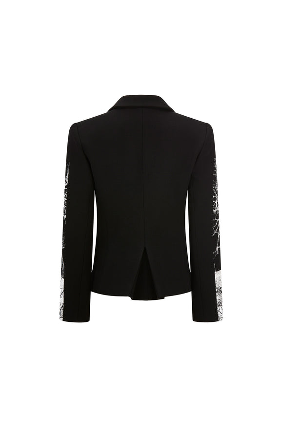 'MIDNIGHT FOREST' LONG SLEEVE SHORT BLAZER -  - Libertine