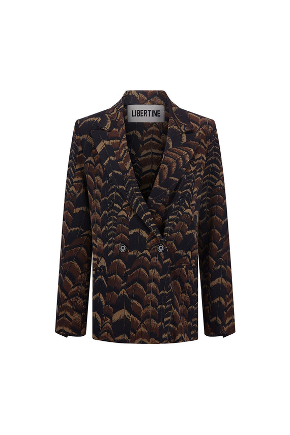 'FEATHERS' DOUBLE BREASTED JACKET - - Libertine - Main image