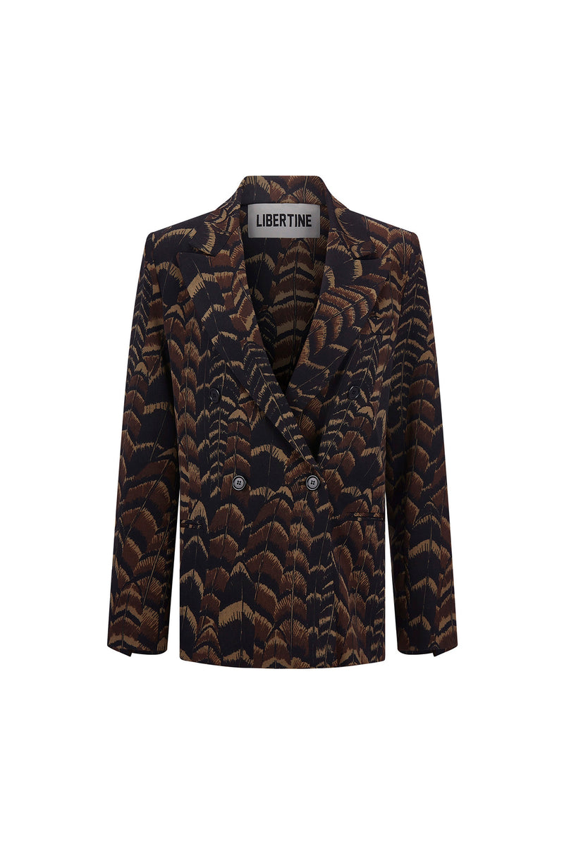 'FEATHERS' DOUBLE BREASTED JACKET - - Libertine