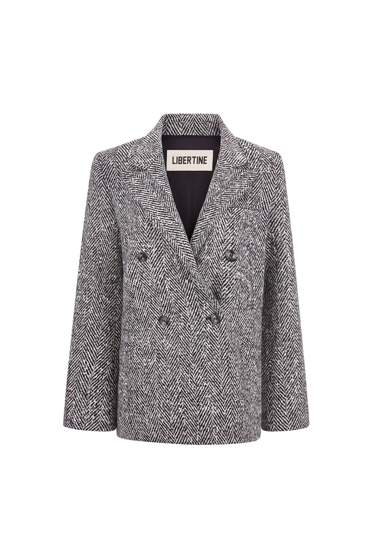 'WHITE BIRCH' DOUBLE BREASTED BLAZER - - Libertine