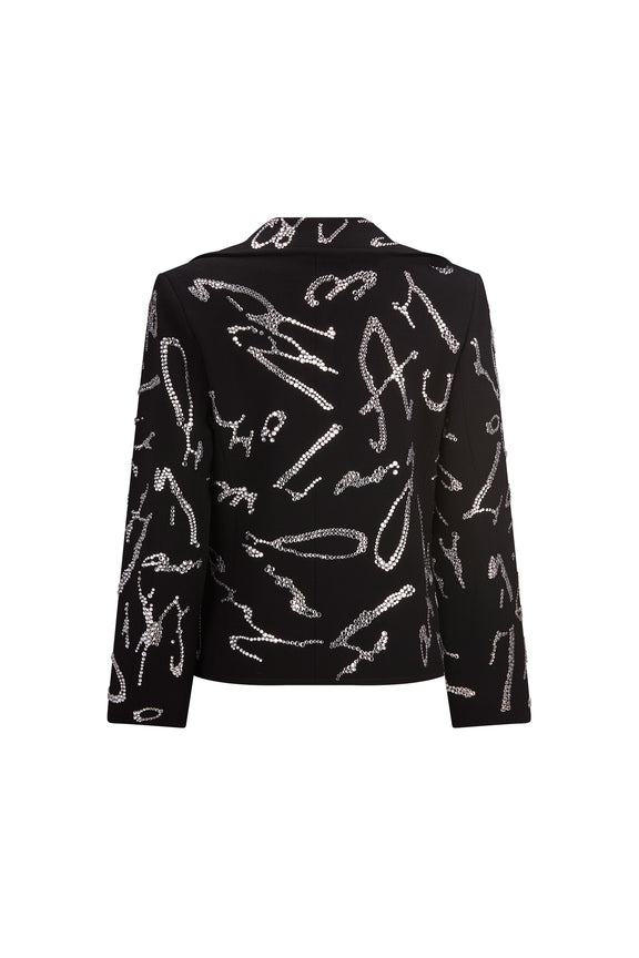 'LACROIX DARLING' ASYMMETRICAL LAPEL JACKET - BLAZERS - Libertine