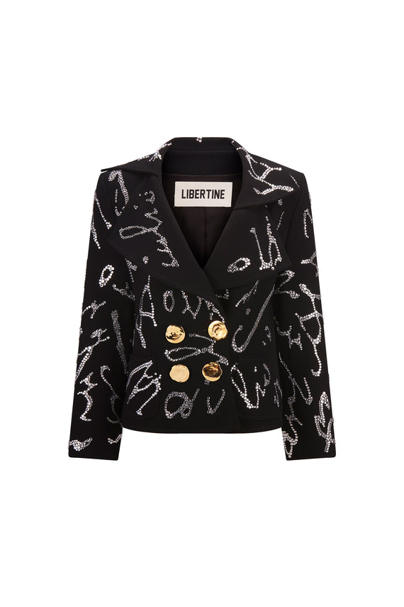 'LACROIX DARLING' ASYMMETRICAL LAPEL JACKET - BLAZERS - Libertine - Main image