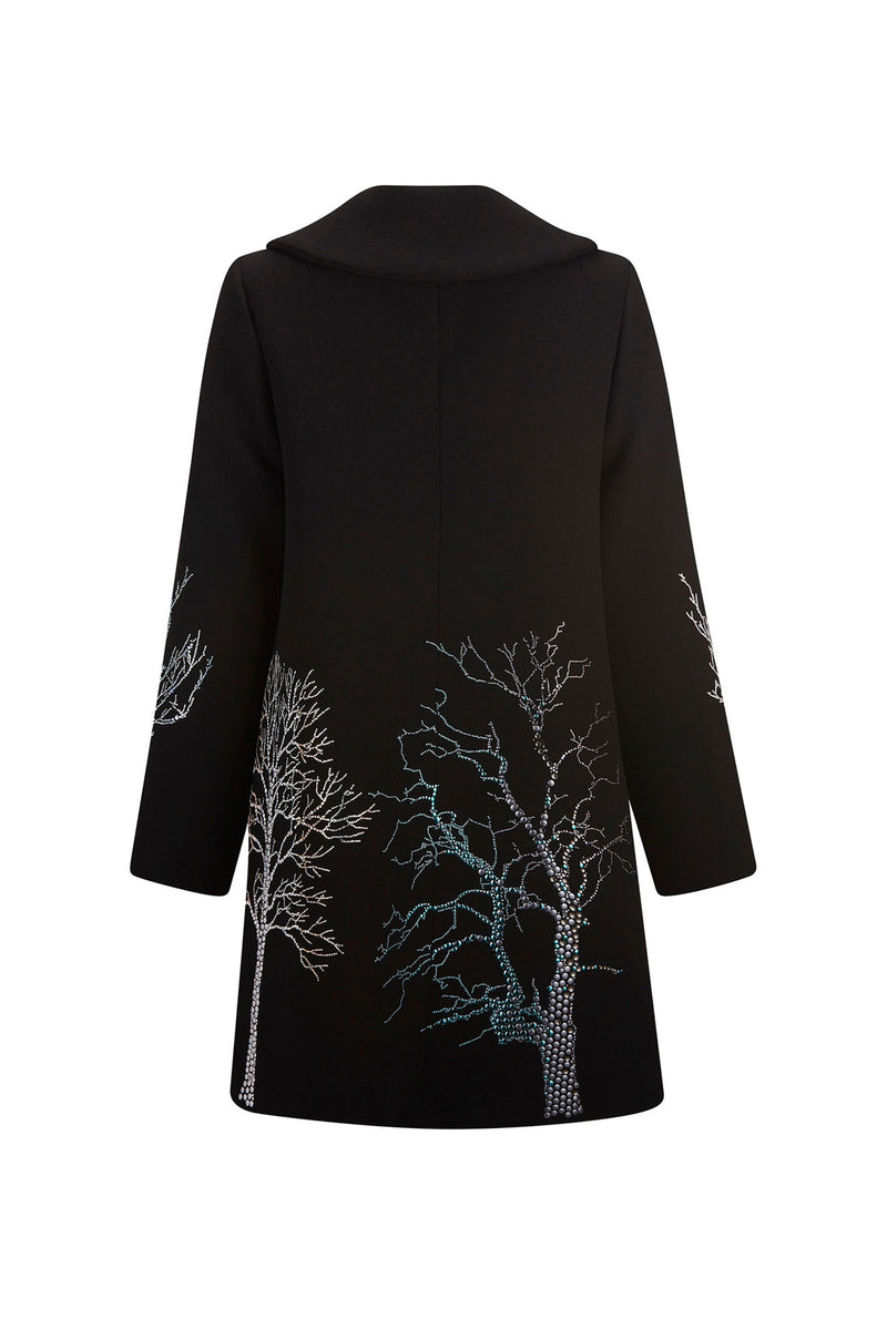 'CRYSTAL FOREST' PETER PAN COLLAR COAT - - Libertine