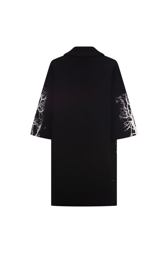 'MIDNIGHT FOREST' PATCH POCKET COAT -  - Libertine