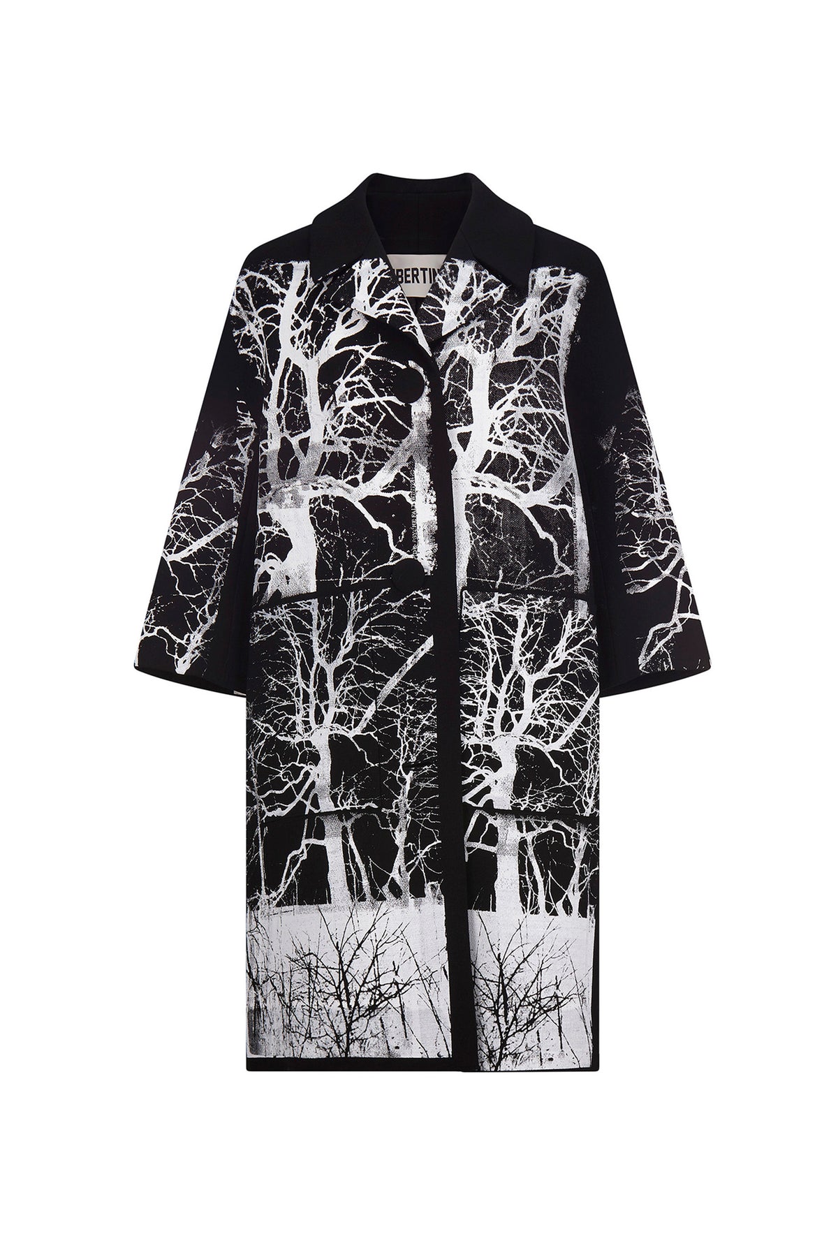 'MIDNIGHT FOREST' PATCH POCKET COAT - - Libertine