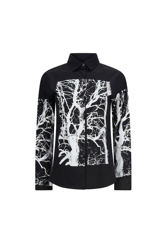 'MIDNIGHT FOREST' BLACK NEW CLASSIC SHIRT -  - Libertine