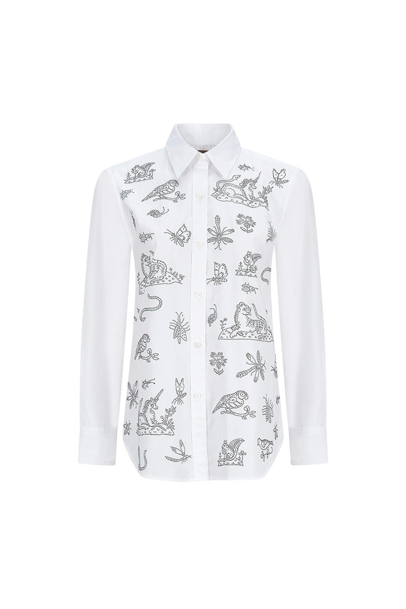 'ELIZABETHAN STUMP WORK' NEW CLASSIC SHIRT - - Libertine - Main image