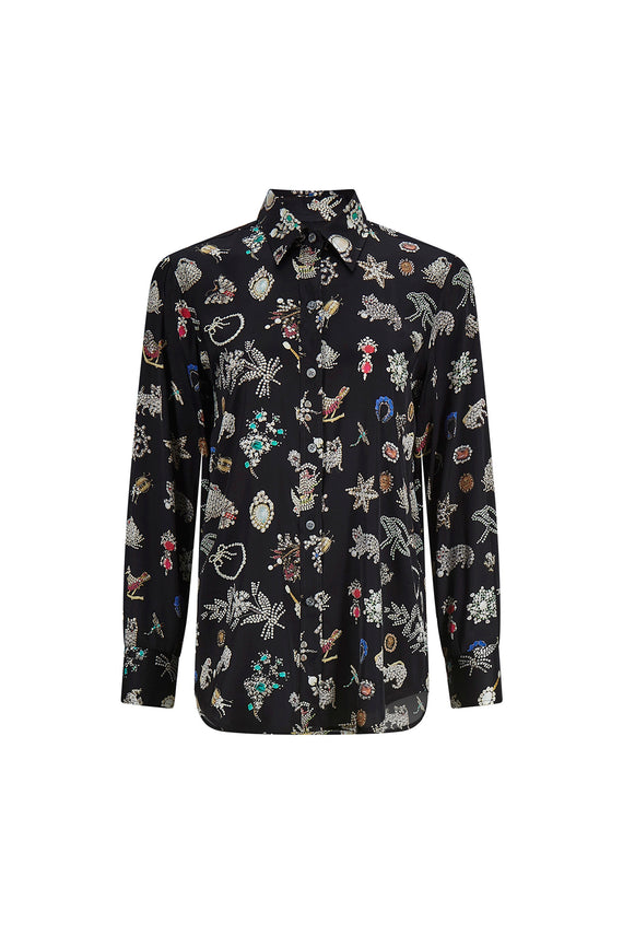 'BLACK DIAMOND PINS' NEW CLASSIC SHIRT - - Libertine - Main image