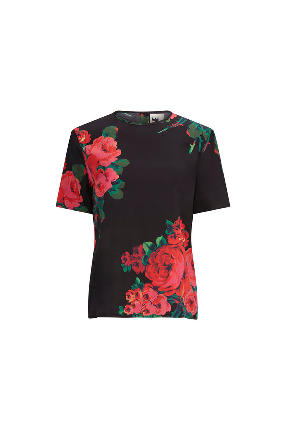 'SEVILLE ROSE' SHORT SLEEVE BLOUSE -  - Libertine